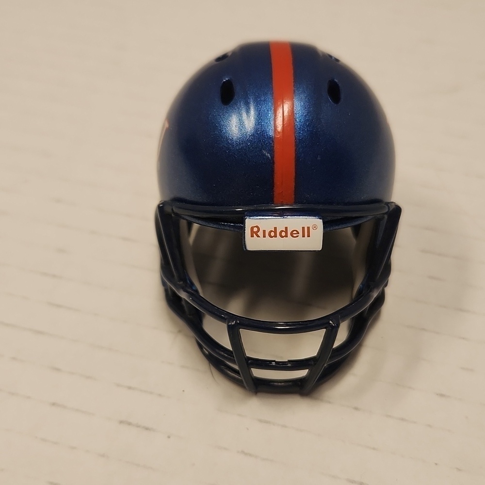 KU Mini Football Helmet Riddell - Picture 3 of 6